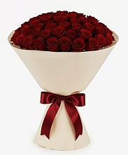 Букет 101 Бордовая роза Блэк Бакарра в Первоуральске