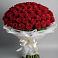 Букет 101 Красная роза Блэк Мэджик в Первоуральске
