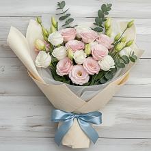 Букет цветов из:  Лизиантусы #REPLACE_PRED# Первоуральске