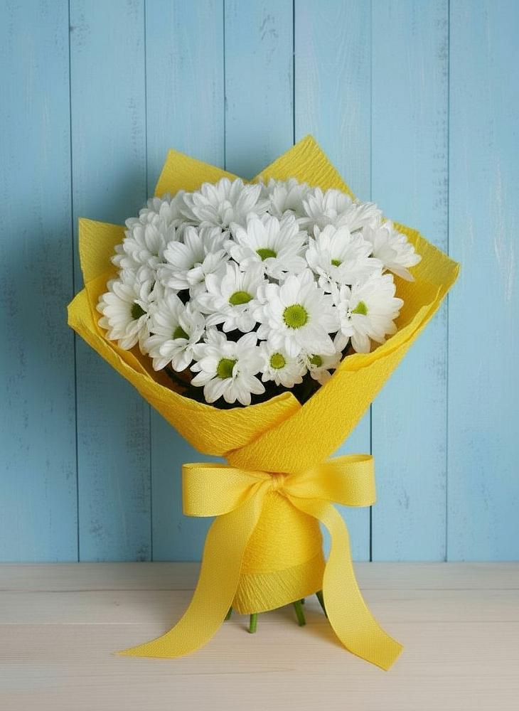 Букет цветов из: Хризантемы в Первоуральске