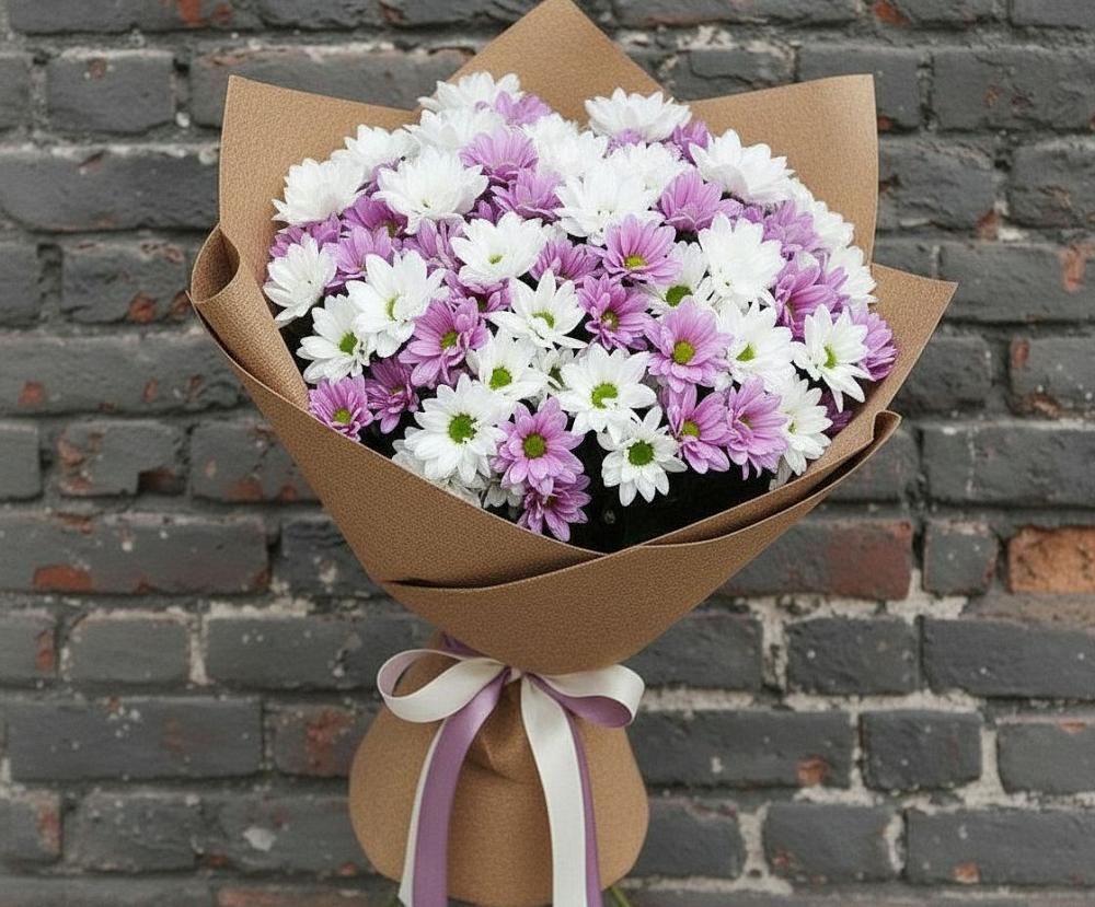 Букет цветов из: Хризантемы в Первоуральске