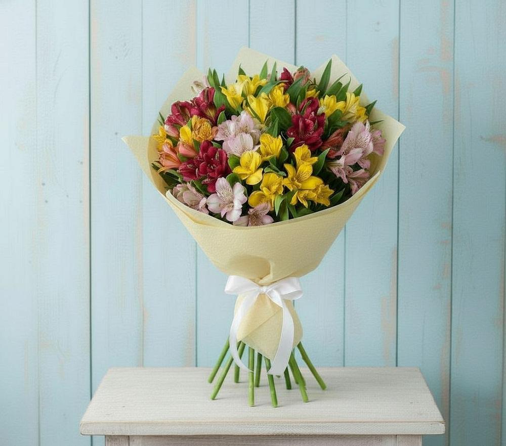 Букет цветов из: Альстромерии в Первоуральске