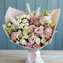 Букет цветов из:  Альстромерии и Розы в Первоуральске